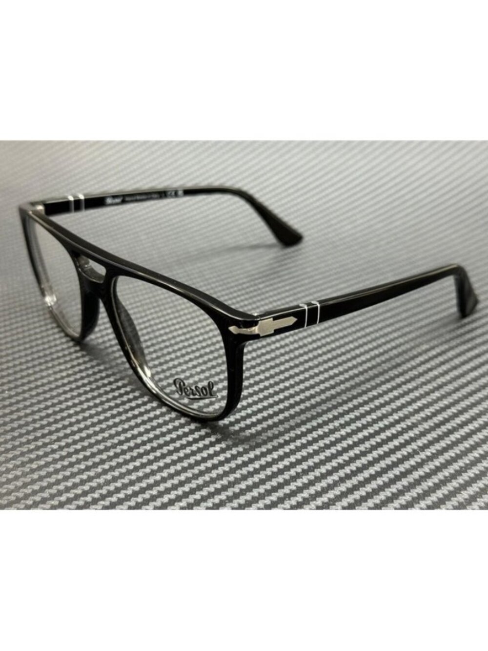New Persol Men Black Eyeglasses 54-18-145